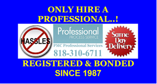 REGISTERED AND BONDED PROCESS SERVERS